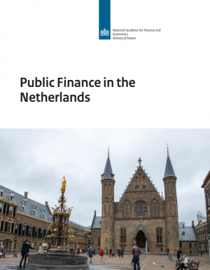 Screenshot of the cover from the publication Public Finance in the Netherlands.